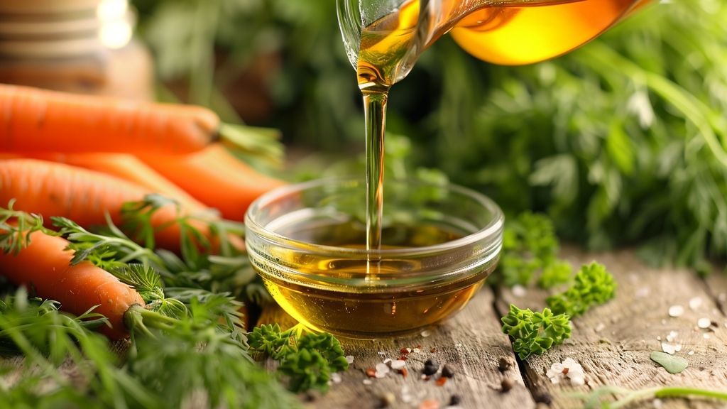 Utilisation de l'huile de carotte pour un teint parfait